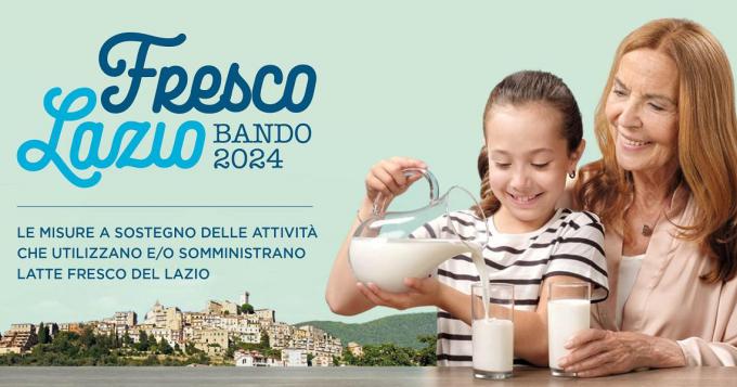 Fresco Lazio: va avanti il bando per incentivare l'utilizzo del latte regionale